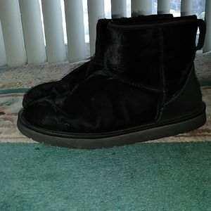 UGG classic ankle Velvet boots size 10